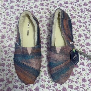 TOMS Women’s Alpargata Slip Ons in Cloudy Pink Size 10 NWT